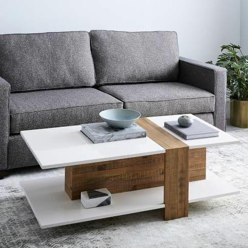 طاولة خشب رخام دورين كلاسيك مفرد 