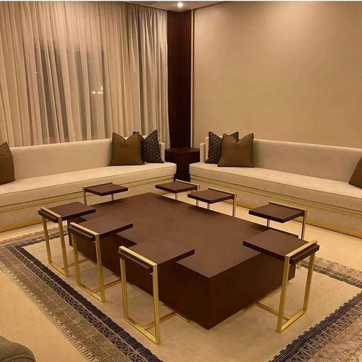 طقم طاولات توازن خشب 8+1 قطعة